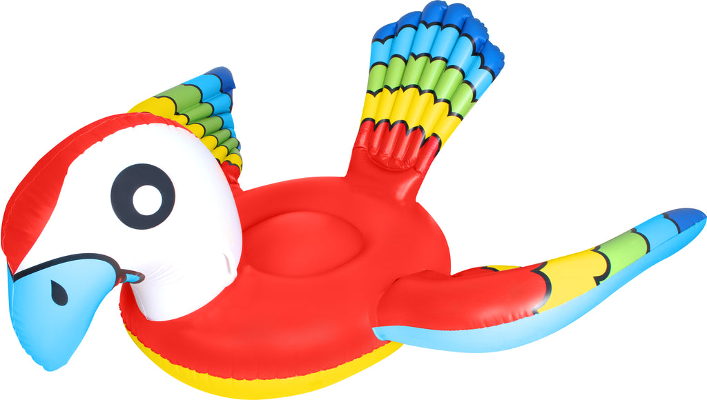 GIANT PARROT FLOAT W/2 PLASTIC HANDLES 186X221X95CM INFLATED - view 2