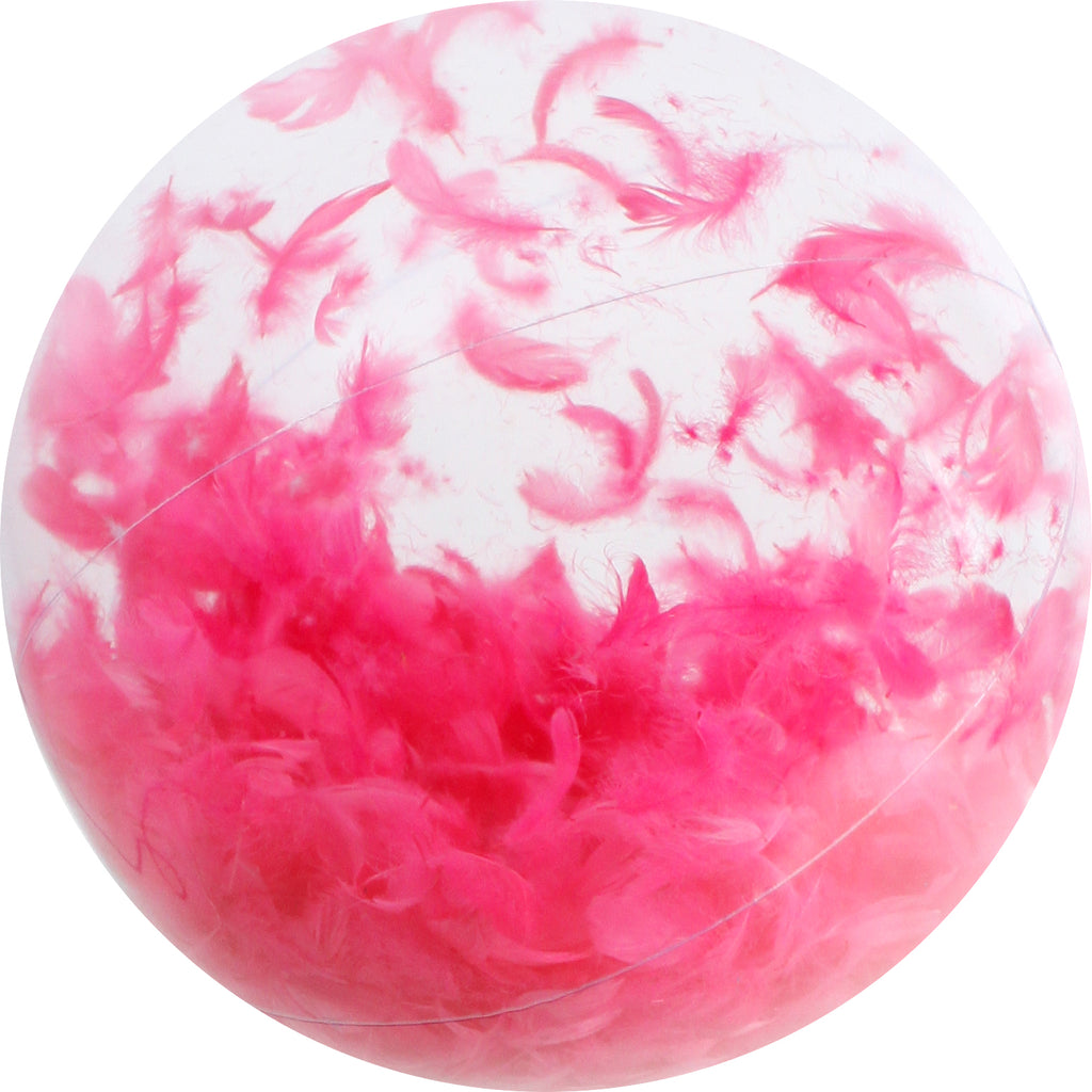 FEATHER BEACH BALL 60CM PINK - view 2