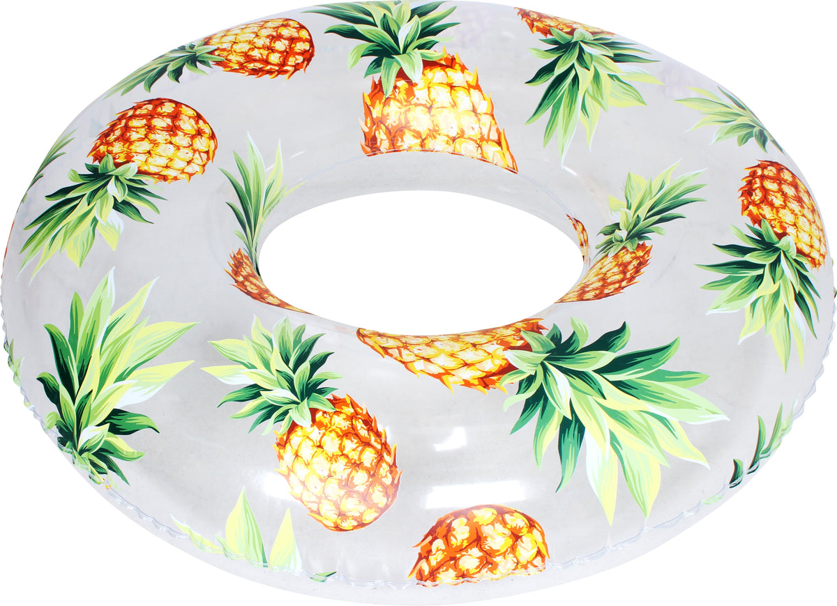 Extra Large Inflatable Pineapple Swim Ring 90cm