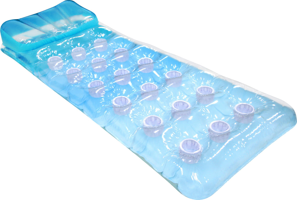 Inflatable Air Mattress 183x71cm - Pink or Blue - view 2