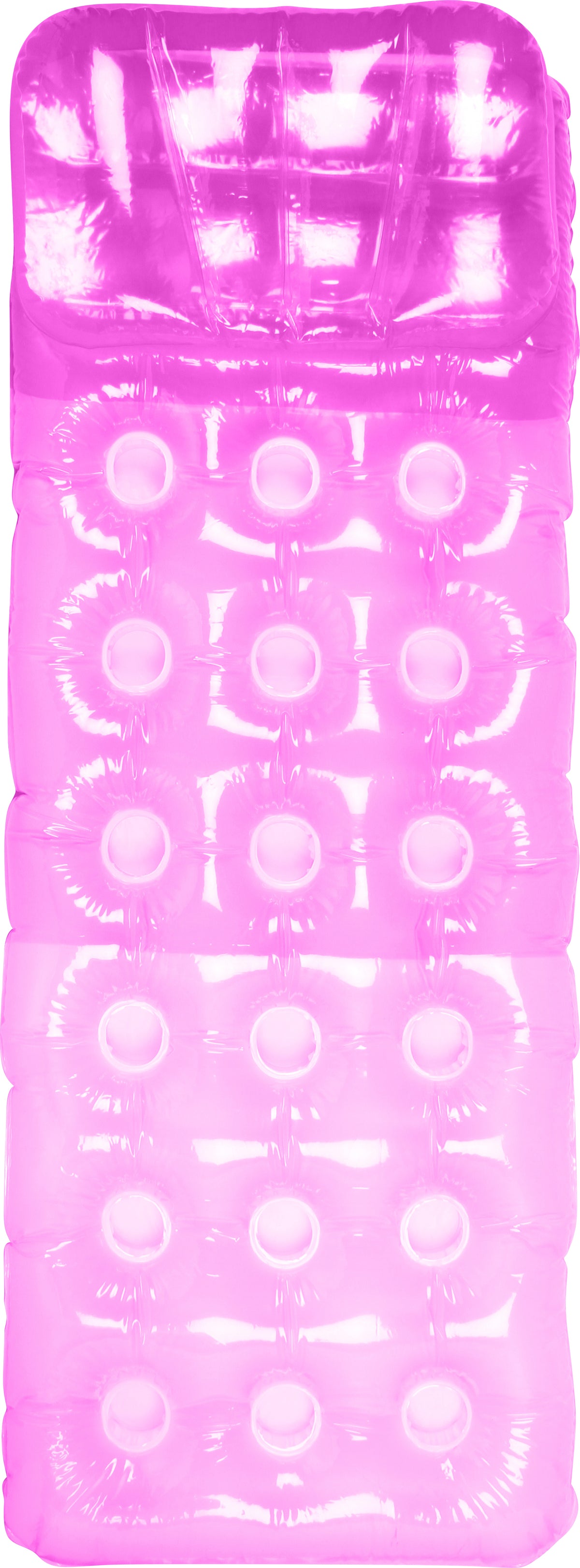 INFLATABLE MATTRESS PINK OR BLUE 183X71CM - view 3