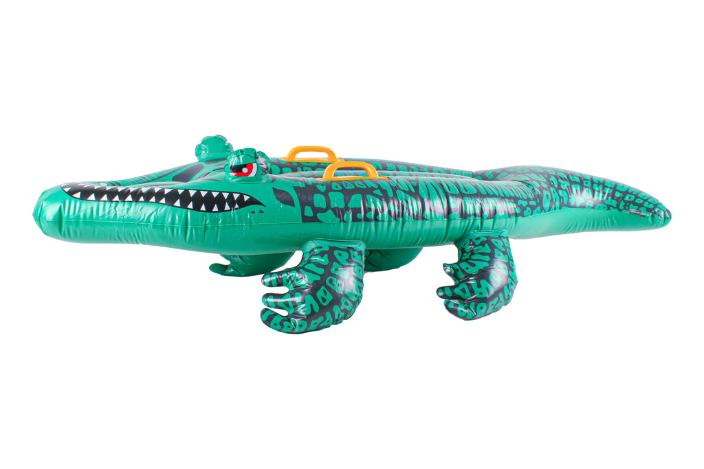 INFLATBLE CROCODILE 143 X 48CM WITH HANDLES - view 2