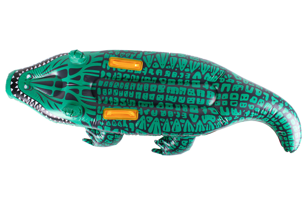 INFLATBLE CROCODILE 143 X 48CM WITH HANDLES - view 3