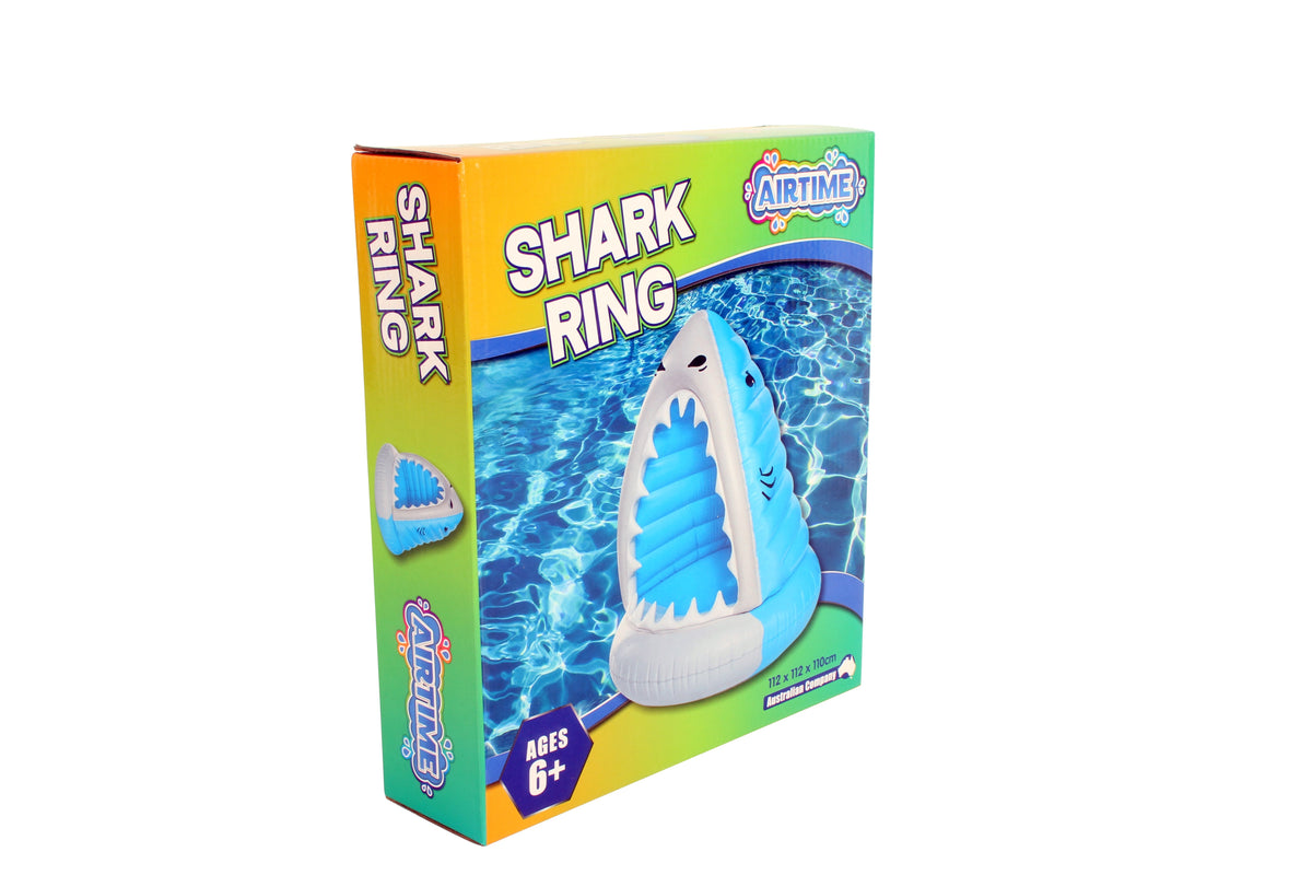 Extra Large Inflatable Shark Mouth Swim Ring 112cm Age6+ - view 3