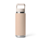 Rambler 26 oz (769 ml) Straw Bottle - Tahini - back view