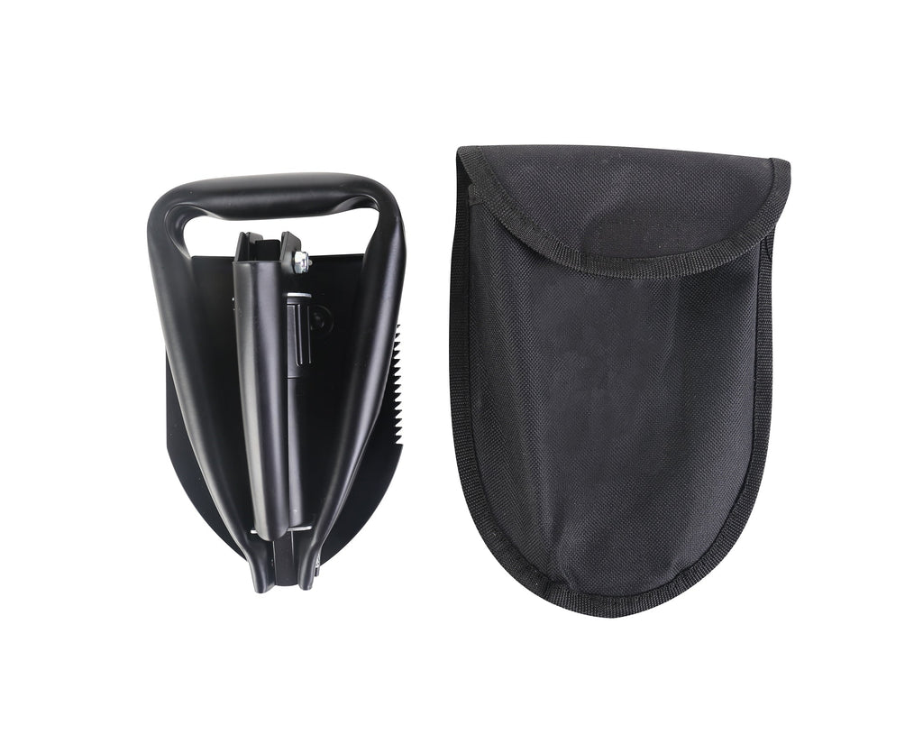 Folding Shovel with Pick Axe and Pouch 16x11cm - view 2