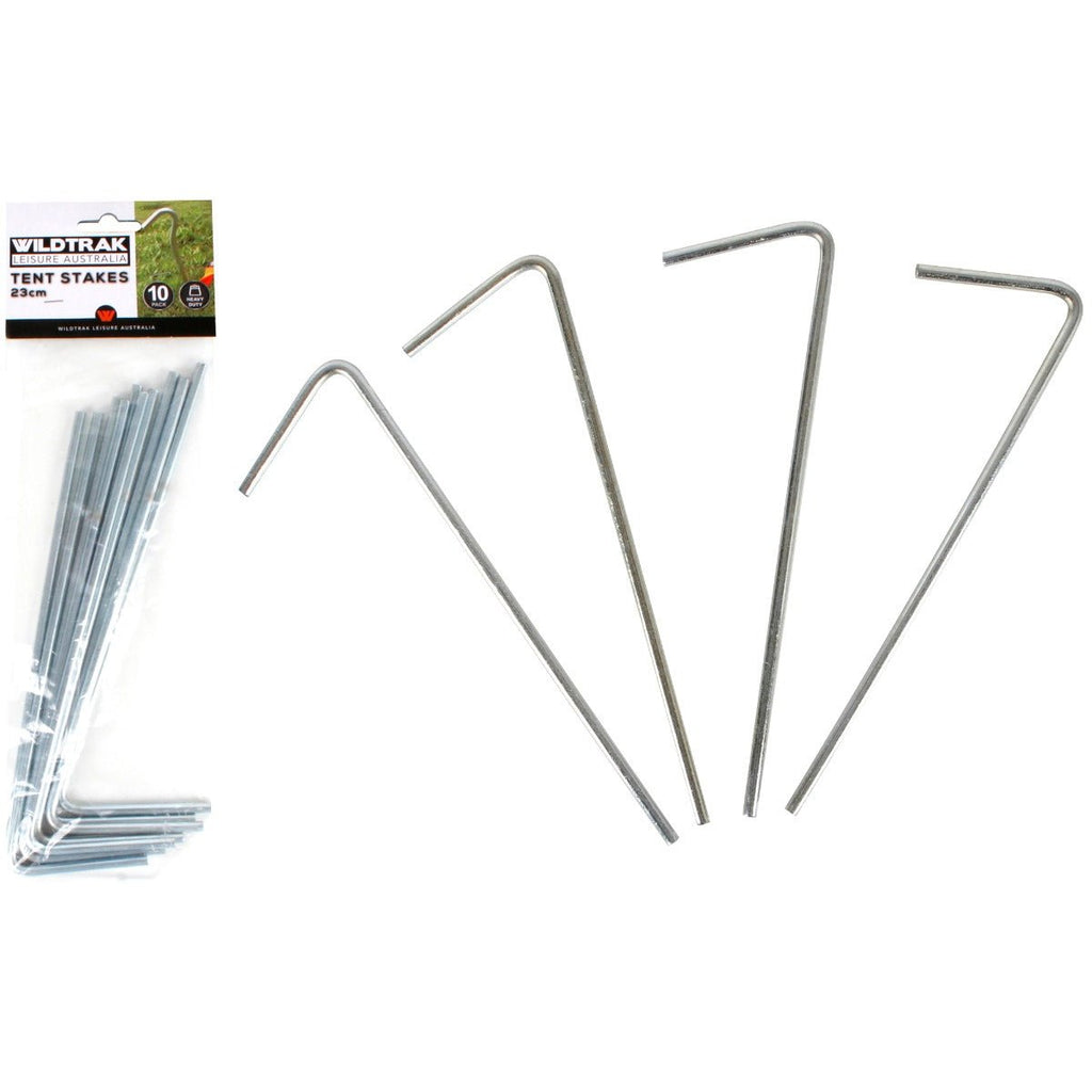 Wildtrak 10 Pack Stainless Steel Tent Pegs 23cm - view 10