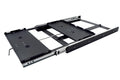 Car Fridge/Freezer Slide, Powder Coated, High Strength Bearing Drawer extends 100% from Base, 2 Straps included, Max Weight 1