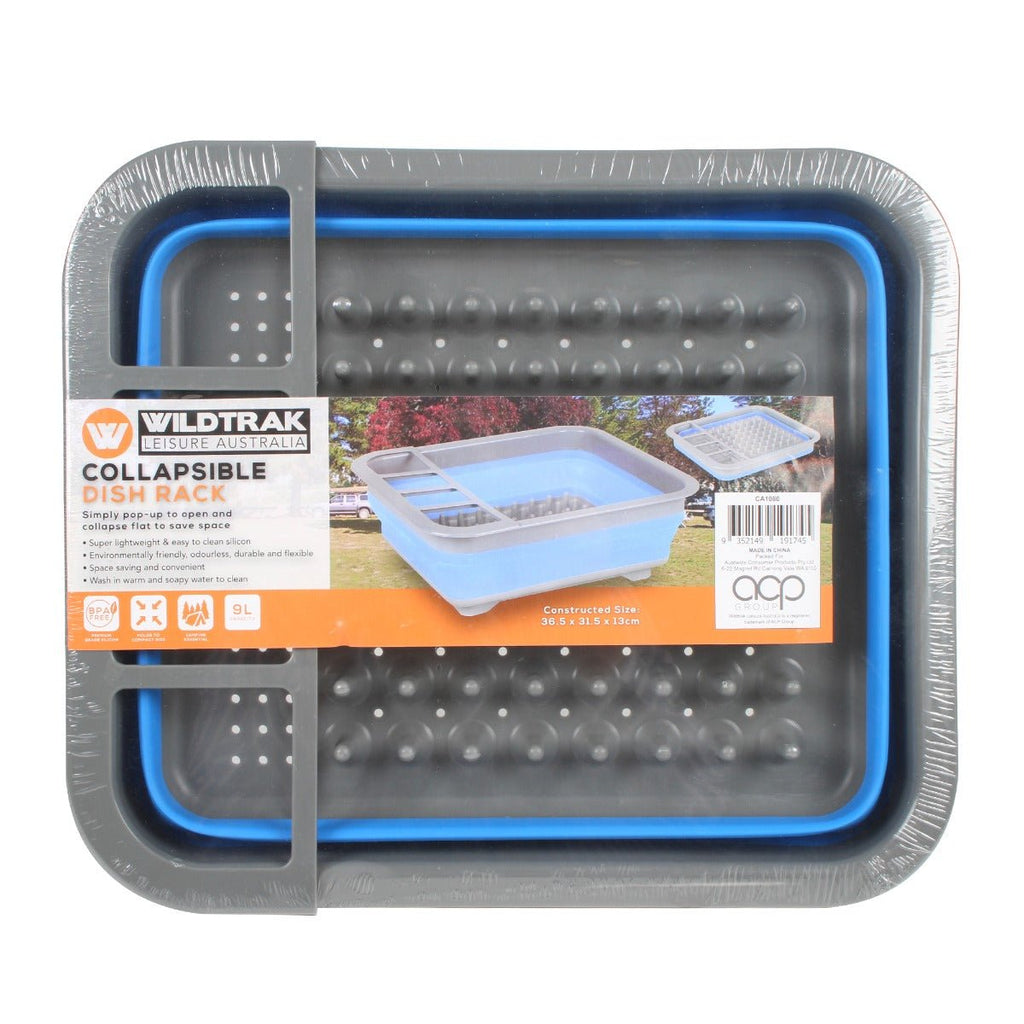 Wildtrak Collapsible 9 Litre Dish Rack 36.5x31.5x13cm - view 11