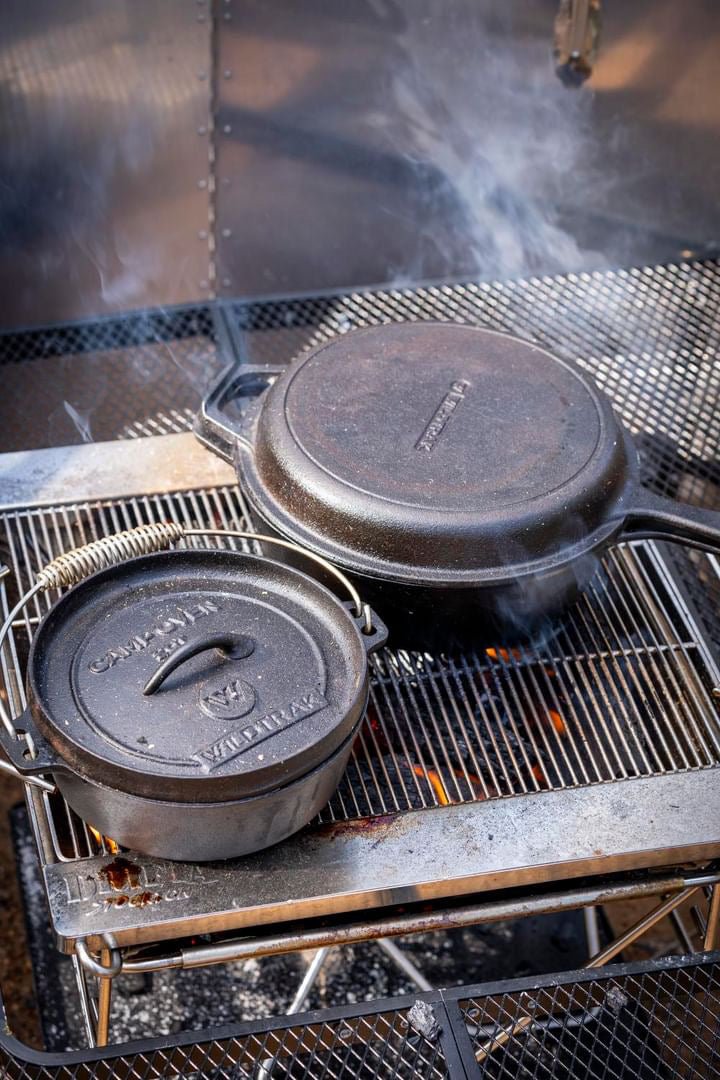 Wildtrak 3.2 Quart Pre-Seasoned Cast Iron 2in1 Combo Cooker 26.5x4cm - view 15