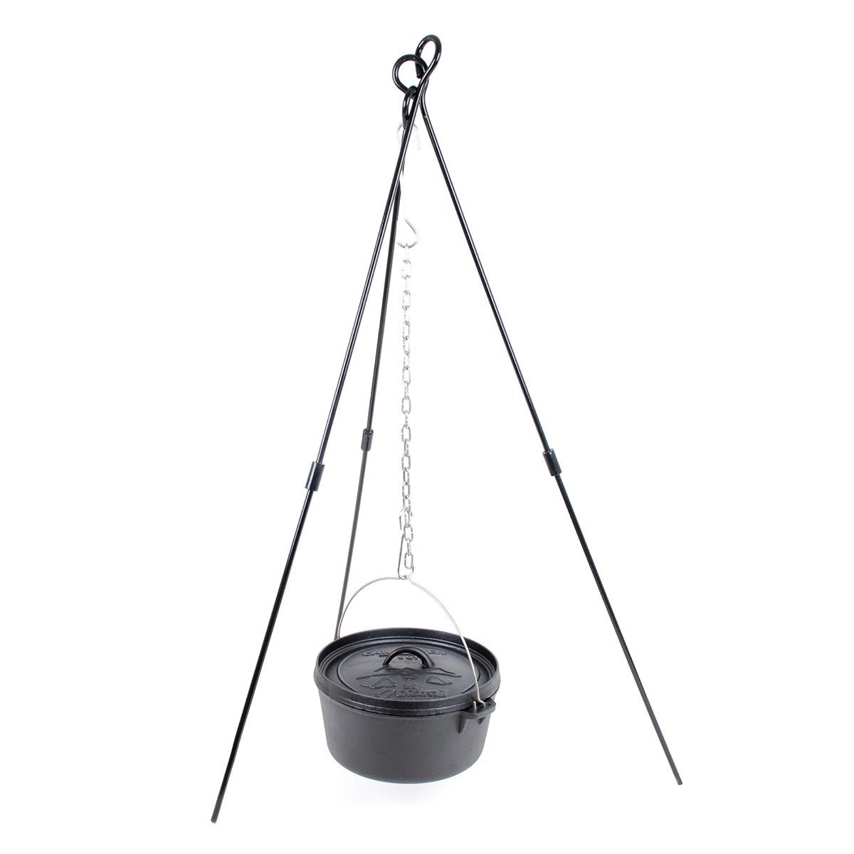 Wildtrak Heavy-duty 9mm Steel Camp Oven Tripod with Adjustable Chain 90cm - view 6