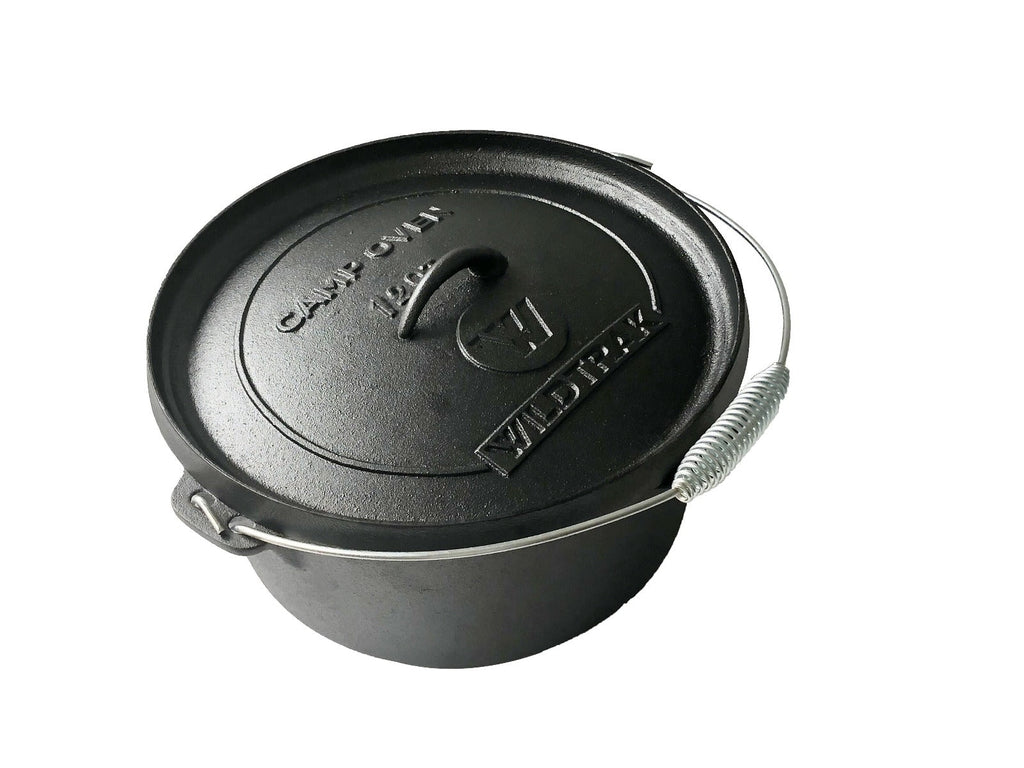Wildtrak 12 Quart Heavy-duty Round Camp Oven with Lip and Handle, Pre-Seasoned - view 8