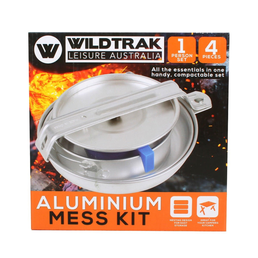 Hiker 1P Essential Mess Kit Aluminium 4 piece Set - view 6