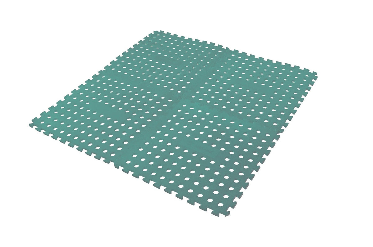 Wildtrak 4 Pack Interlocking Foam Floor Mats Non-Skid, Lightweight - Green 60x60cm - view 8