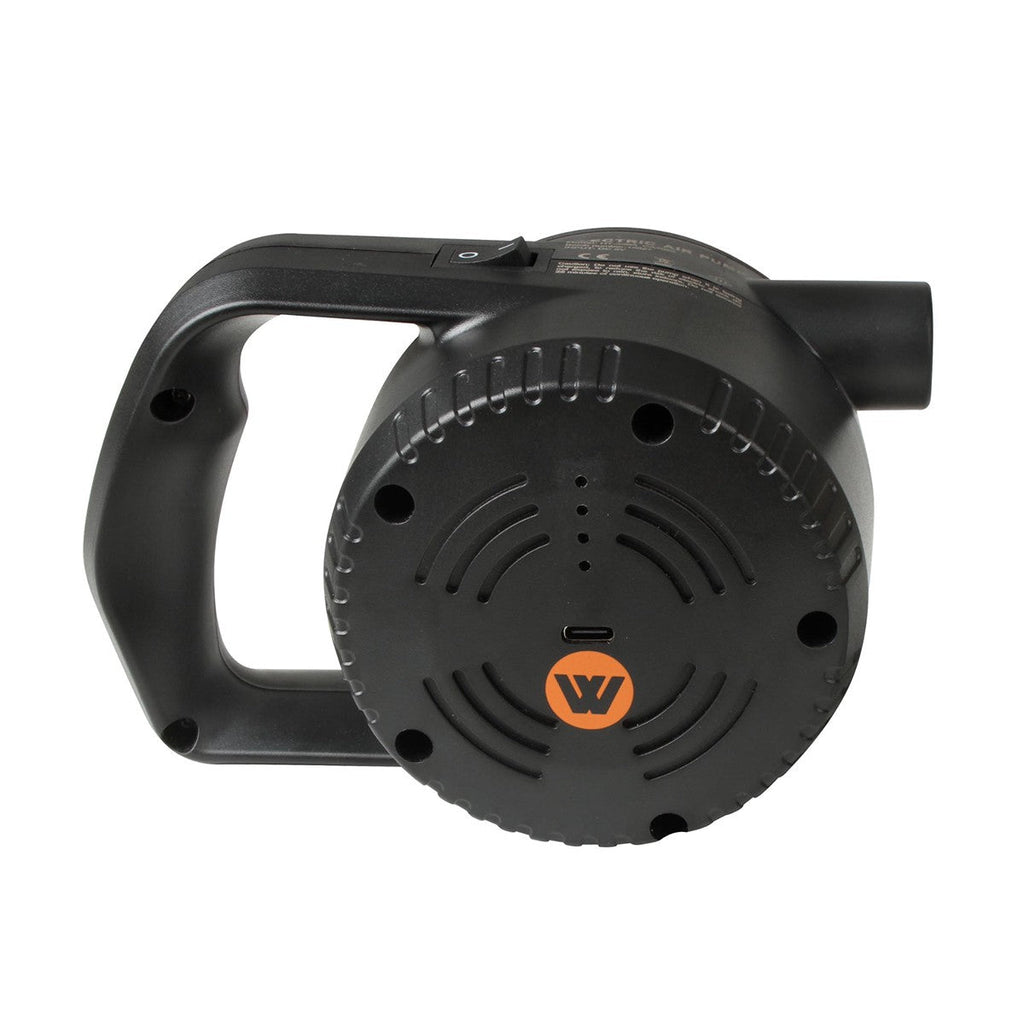 Wildtrak Rechargeable Portable Electric Air Pump with 3 Nozzle, Inflate/Deflate - view 10
