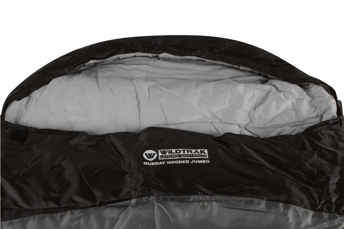 Wildtrak 0°C to -5°C Murray Jumbo Hooded Sleeping Bag, 90 x 24cm - view 13