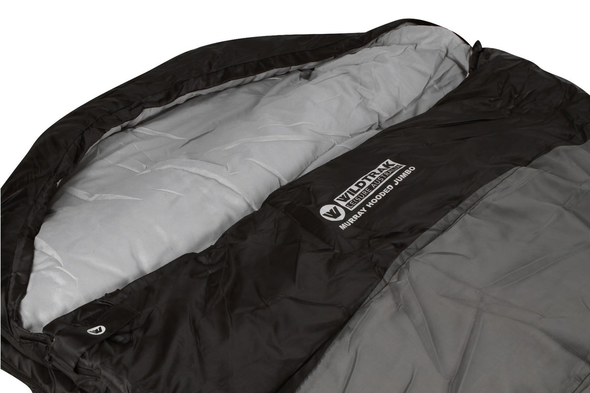 Wildtrak 0°C to -5°C Murray Jumbo Hooded Sleeping Bag, 90 x 24cm - view 14