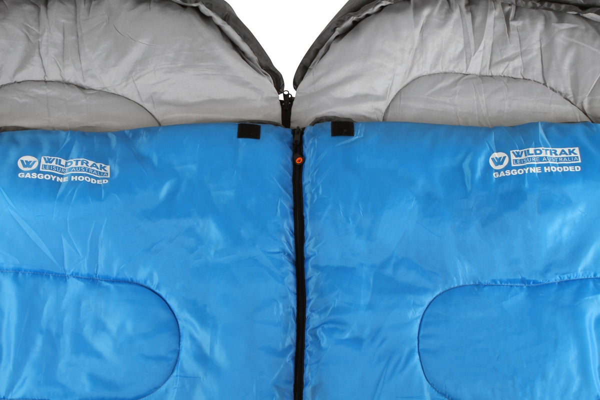 Wildtrak +5°C to +10°C Gascoyne Twin Hooded Sleeping Bag, Single or Double 70 x 230cm - view 13