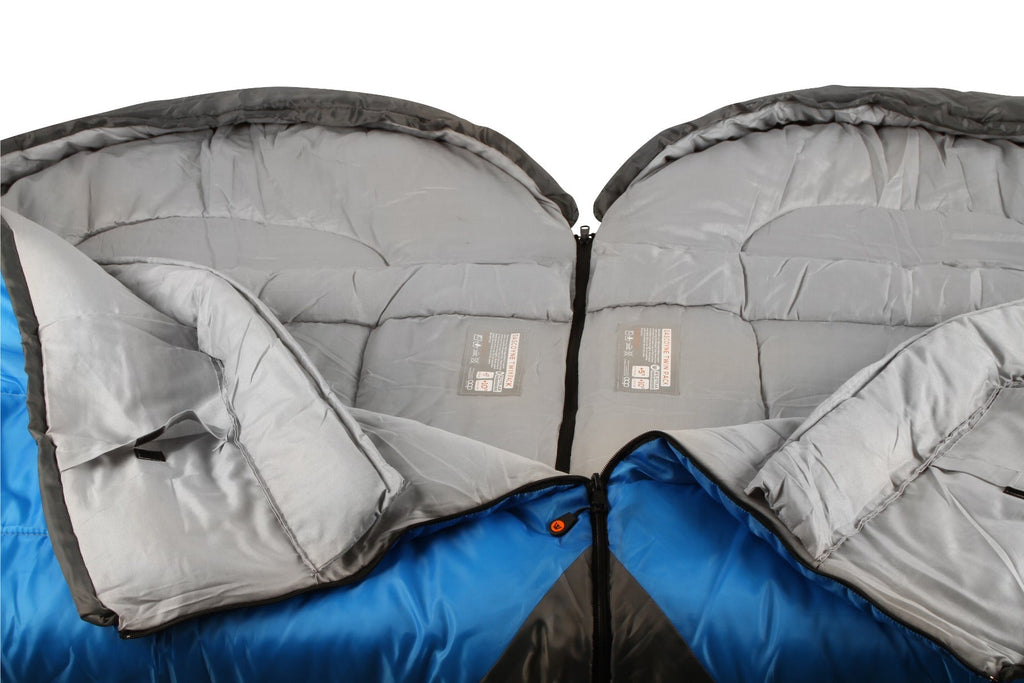 Wildtrak +5°C to +10°C Gascoyne Twin Hooded Sleeping Bag, Single or Double 70 x 230cm - view 11