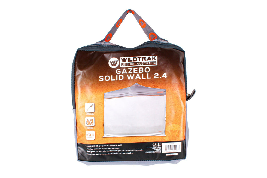 Wildtrak 2.4M Universal Gazebo Solid Side Wall with Pegs and Carry Bag - view 14