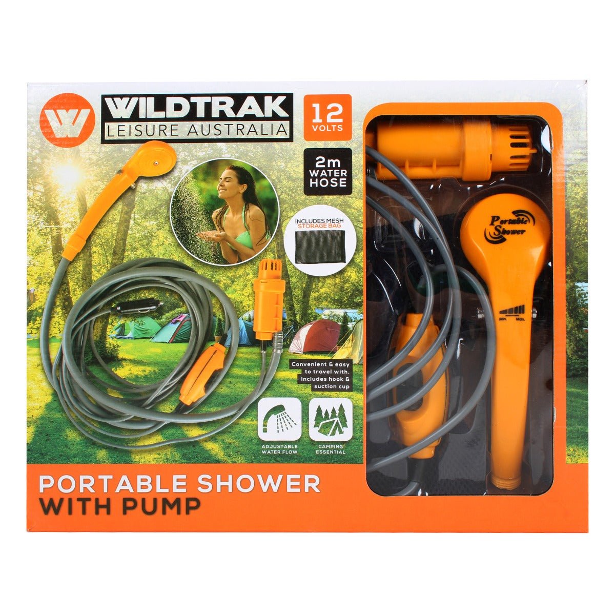 Wildtrak 12V Portable Camp Shower with Pump - view 17