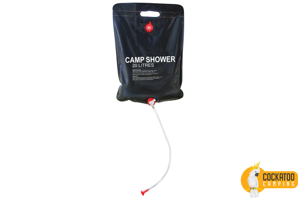20 Litre Portable Camping Solar Shower with Carry Handle - view 5