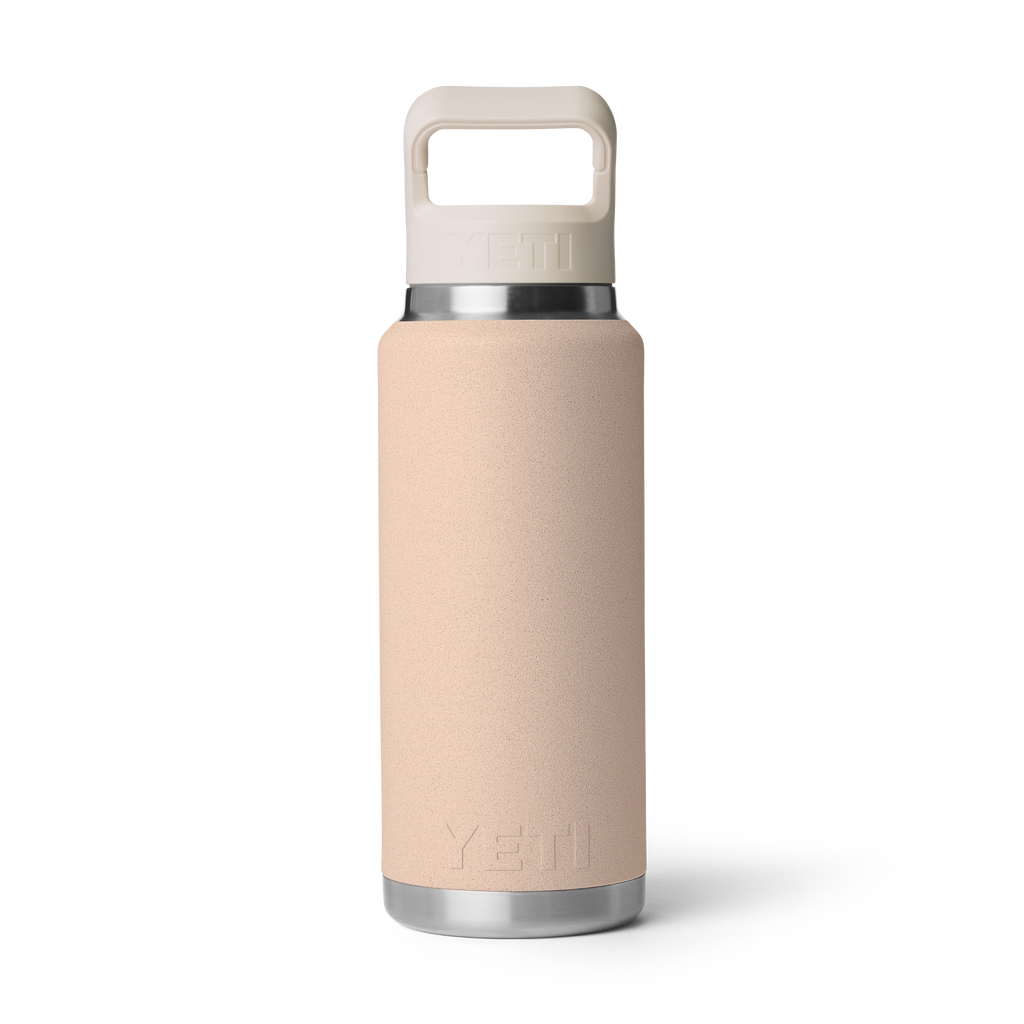 Rambler 36 oz (1 L) Straw Bottle - Tahini - back view