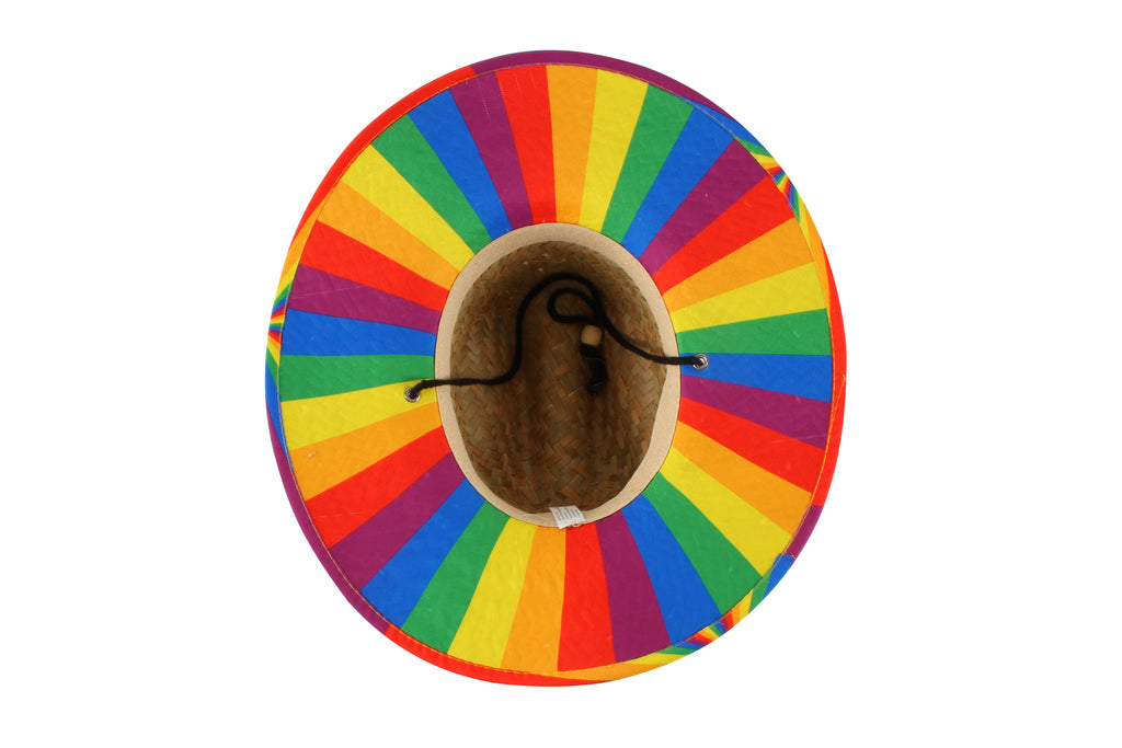 Surfer Wide Brim Beach Hat Rainbow 47x43cm - view 2