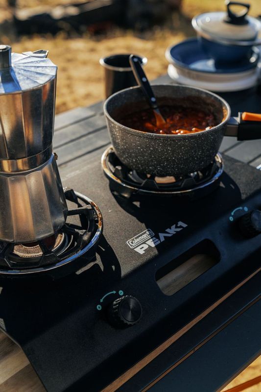 Coleman PEAK1™ 2-Burner Camping Stove, Portable, Even Cooking, Wind Protection, 20000 BTUs - view 9