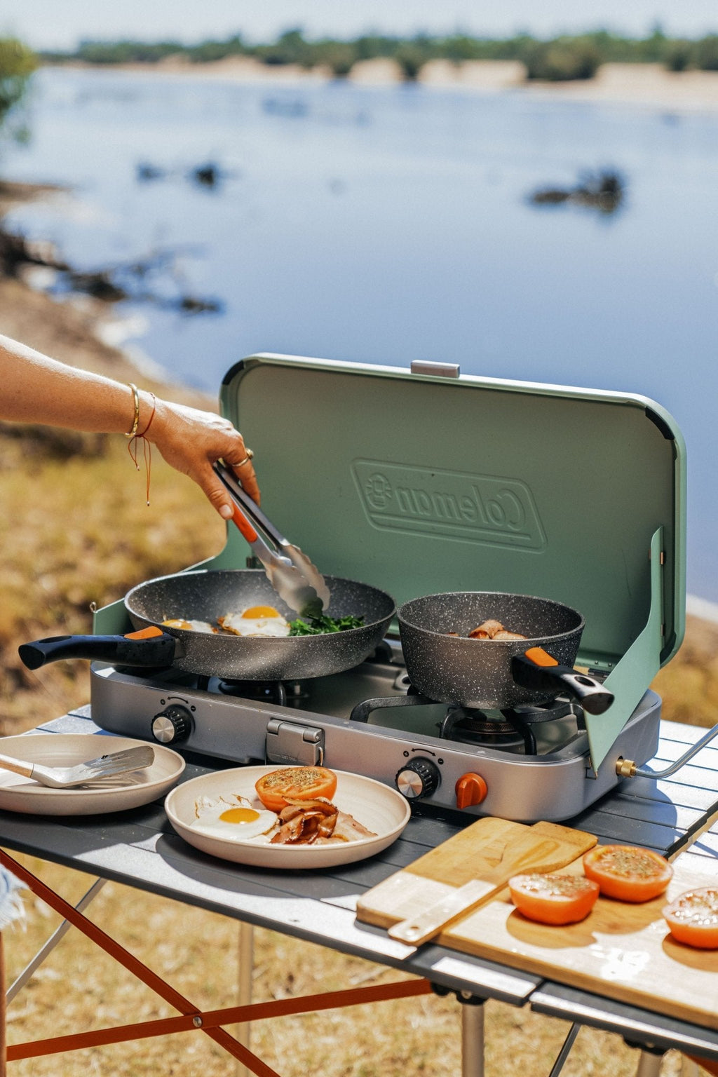 Coleman Cascade 3-in-1 Portable Camping Stove with Wind Guards, 24000 BTUs - view 3