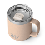 Rambler 10 oz (295 ml) Stackable Mug - Tahini - three-quarter view