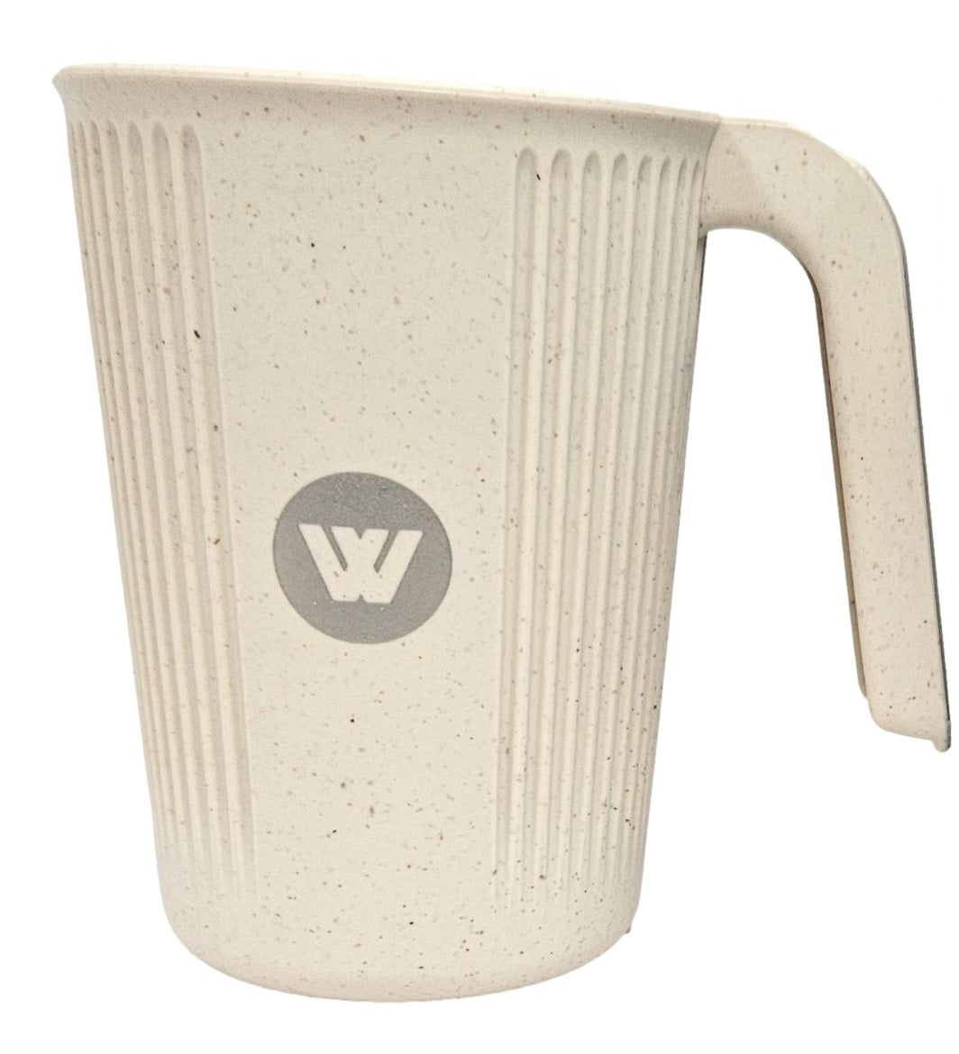 Wildtrak Wheat Straw Cup with Handle 350ml – Beige or Blue - view 16