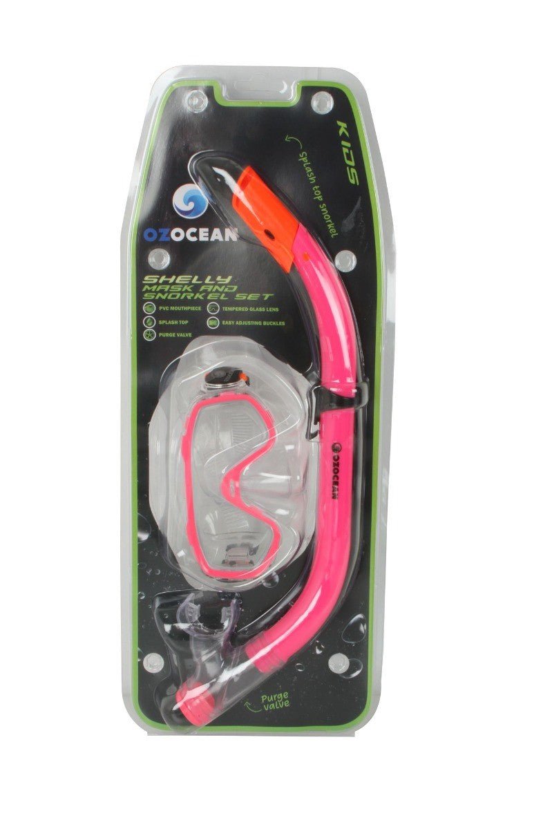 Shelly Kids Mask and Snorkel Set - Pink or Blue - view 5
