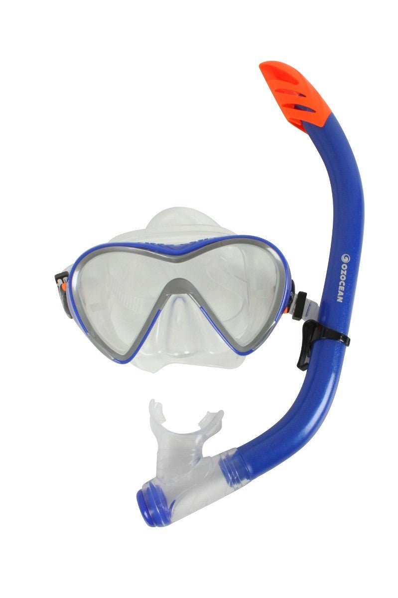 Mettams Adult Mask and Snorkel Set - Blue or Red - view 2