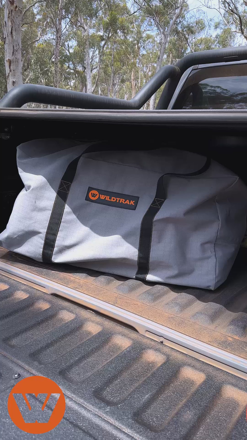 Wildtrak Large Heavy-duty 400GSM Ripstop Canvas Duffle Bag 60x30x30cm