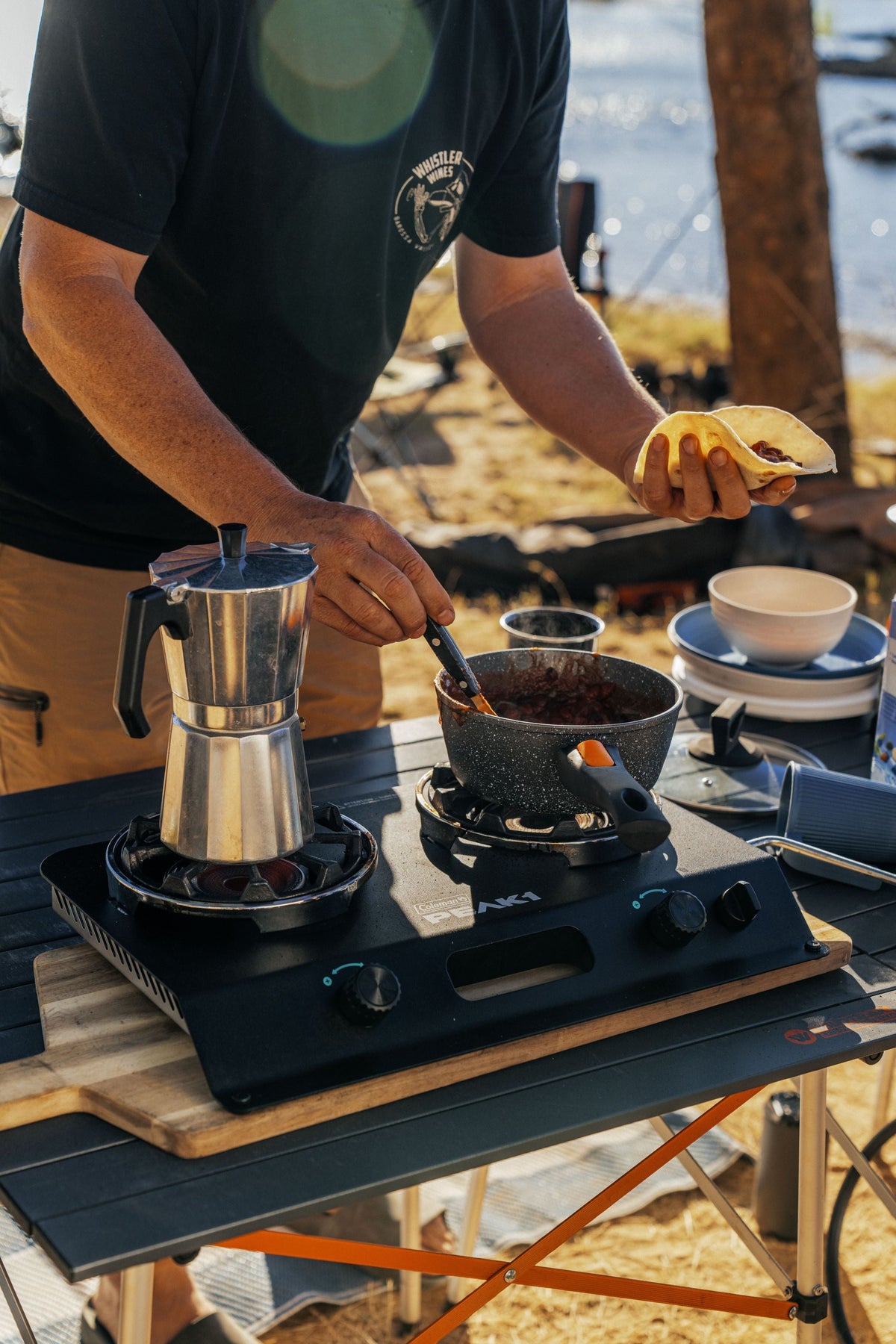 Coleman PEAK1™ 2-Burner Camping Stove, Portable, Even Cooking, Wind Protection, 20000 BTUs - view 11