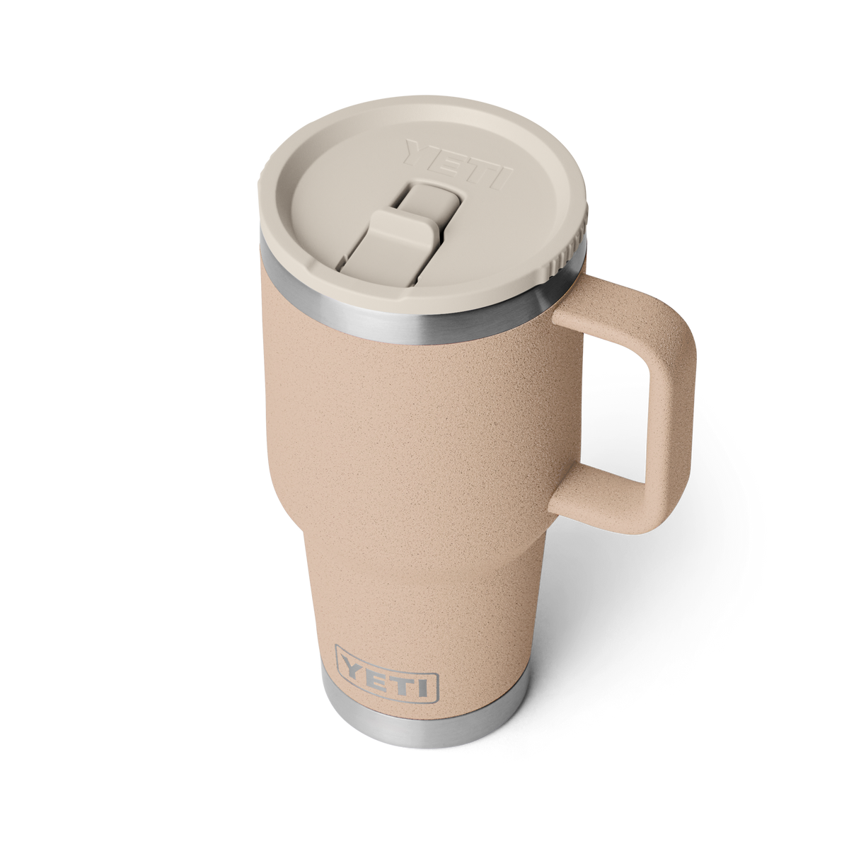 Rambler 30 oz (887 ml) Travel Straw Mug - Tahini - three-quarter view
