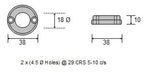 CDZ9-095 Vetus Bow Thruster Zinc Anode - view 2