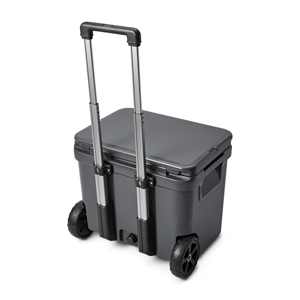 Roadie 60 Wheeled Hard Cooler - Charcoal - back view
