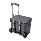 Roadie 60 Wheeled Hard Cooler - Charcoal - back view
