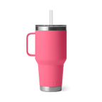 Rambler 35 oz (1 L) Straw Mug - Tropical Pink - back view