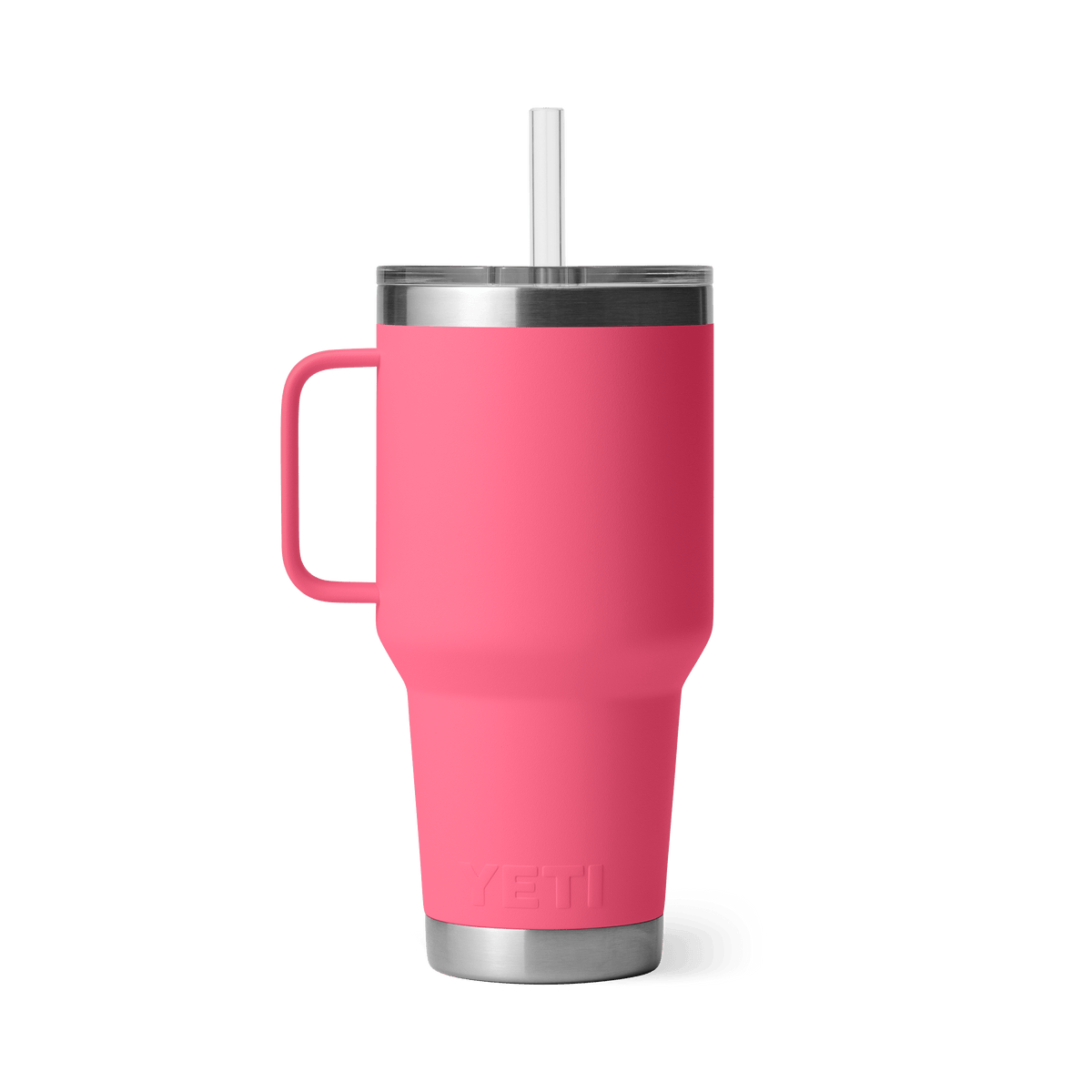 Rambler 35 oz (1 L) Straw Mug - Tropical Pink - back view