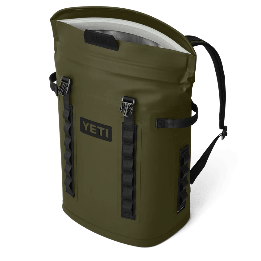 YETI Hopper Backpack M20 Soft Cooler Olive/Black - view 7