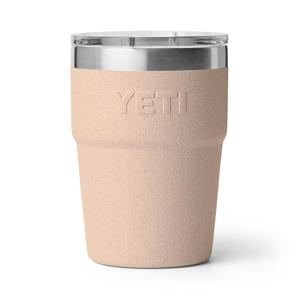 Rambler 16 oz (473 ml) Stackable Cup - Tahini - back view
