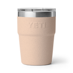 Rambler 16 oz (473 ml) Stackable Cup - Tahini - back view